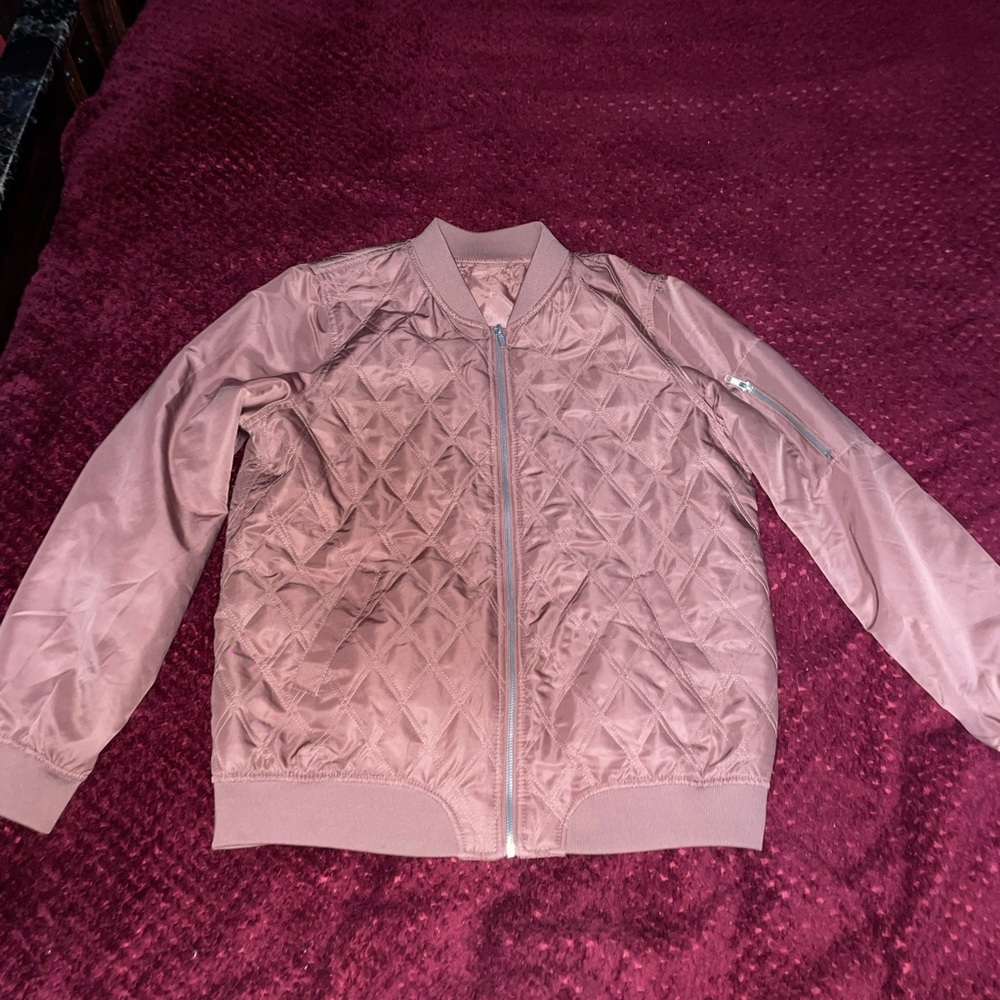 MAUVE bomber jacket